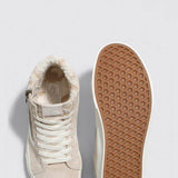 Vans Sk8-Hi Reissue Side Zip Cozy Hug Sneakers for Women in Brown