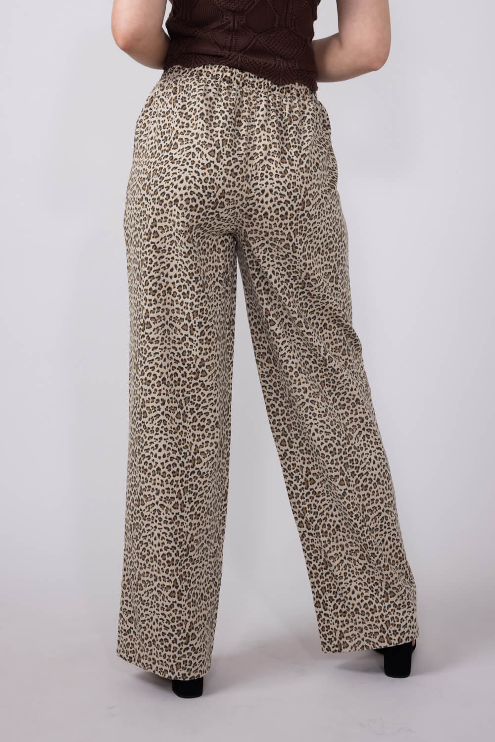 Leopard Print Drawstrings Leopard Print Drawstring Pants for Women in Brown | NP70768-BEIGELEOPA ...