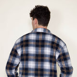 WearFirst Microfleece Shirt Jacket for Men in Navy Blue