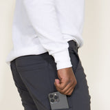 Weatherproof Vintage Faille Performance Pants for Men in Grey