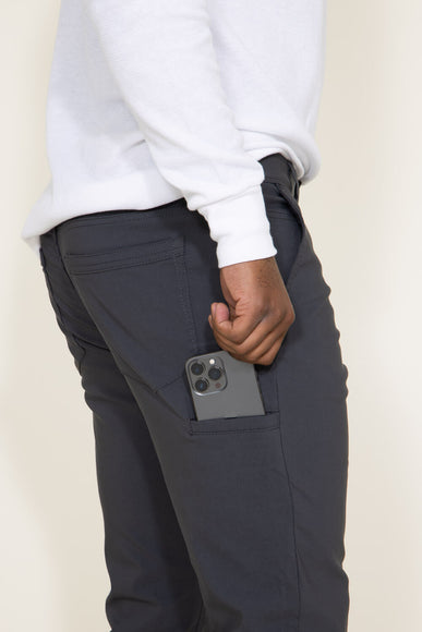 Weatherproof Vintage Faille Performance Pants for Men in Grey