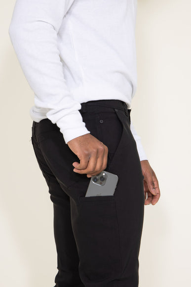 Weatherproof Vintage Faille Trouser Pants for Men in Black