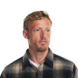 Weatherproof Vintage Brushed Lumber Jack Shirt Jacket for Men in Black