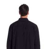 Weatherproof Vintage Brocade Corduroy Shirt for Men in Black