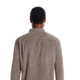 Weatherproof Vintage Brocade Corduroy Shirt for Men in Brown
