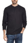 Weatherproof Vintage Waffle Button Henley Thermal Long Sleeve Shirt for Men in Black