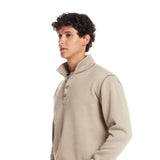 Weatherproof Vintage ¼ Button Sweater for Men in Beige