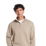 Weatherproof Vintage ¼ Button Sweater for Men in Beige