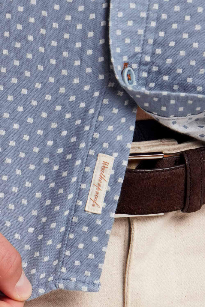 Weatherproof Vintage Double Layer Dobby Button Up Shirt for