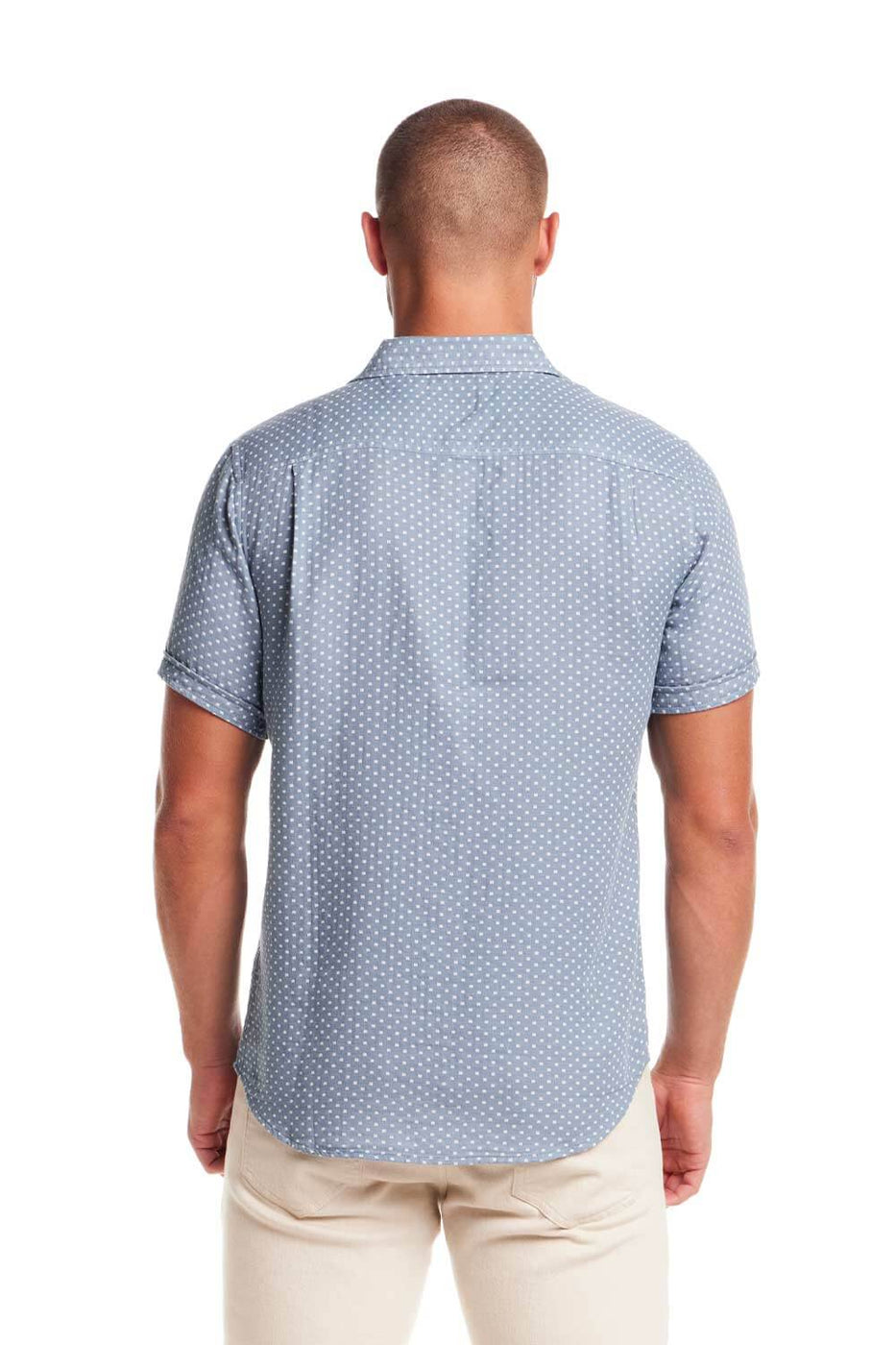 Weatherproof Vintage Double Layer Dobby Button Up Shirt for