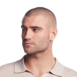 Weatherproof Vintage Cotton Cashmere Johnny Collar Sweater Shirt for Men in Oat