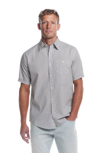 Weatherproof Vintage Cotton Poplin Button Up Shirt for Men in Pecan Pie