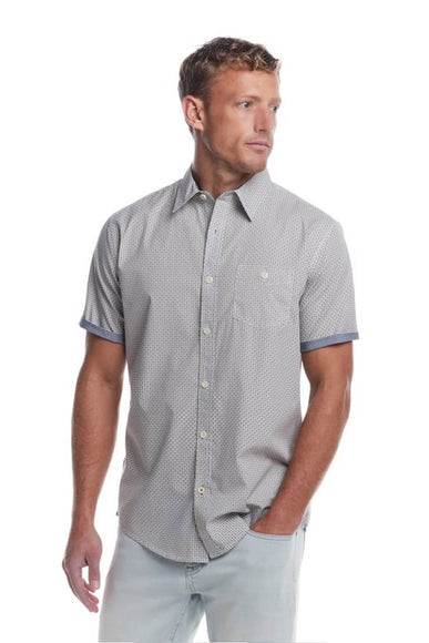 Weatherproof Vintage Cotton Poplin Button Up Shirt for Men in Pecan Pie
