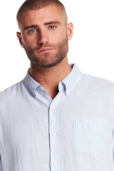Weatherproof Vintage Country Twill Shirt for Men in Fjord Blue