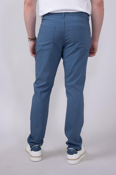 Weatherproof Vintage Faille 5 Pocket Pants for Men in Blue Stone