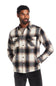 Weatherproof Vintage Brushed Unlined Shirt Jacket for Men in Chocolate Cream