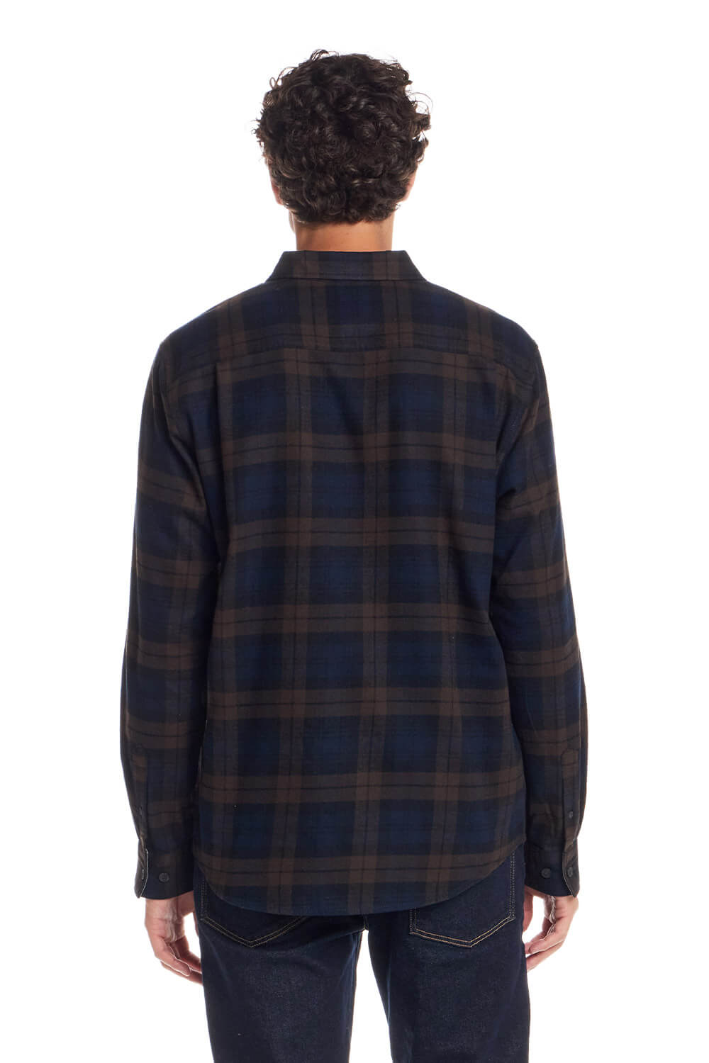 Weatherproof Vintage Brushed Flannel Shirt for Men in Toffee