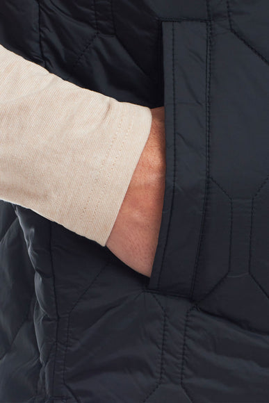 Weatherproof Vintage Hex Quilted Lightweight Vest for Men in Black