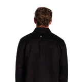 Weatherproof Vintage Faux Suede Shirt Jacket for Men in Black