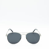 Weatherproof Vintage Jollia Matte Silver Sunglasses for Men