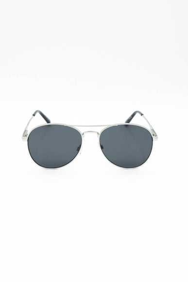 Weatherproof Vintage Jollia Matte Silver Sunglasses for Men