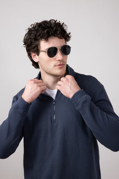 Weatherproof Vintage Jollia Matte Silver Sunglasses for Men
