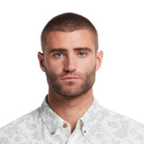 Weatherproof Vintage Cotton Linen Button Up Shirt for Men in Hedge Green