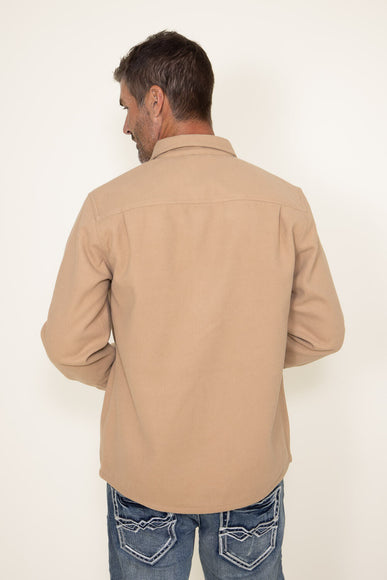  Weatherproof Vintage Lumber Jack Unlined Shirt Jacket for Men in Khaki