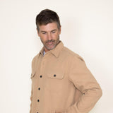  Weatherproof Vintage Lumber Jack Unlined Shirt Jacket for Men in Khaki