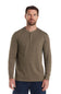 Weatherproof Vintage Long Sleeve Jersey Henley Shirt for Men in Olive