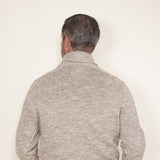 Weatherproof Vintage Cable Knit Fisherman Toggle Sweater for Men in Light Khaki