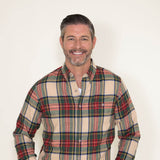 Weatherproof Vintage Flannel for Men in Beige