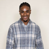 Weatherproof Vintage Flannel Shirt for Men in Grey