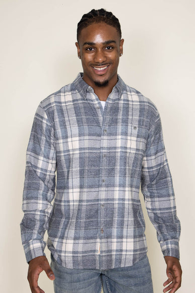 Weatherproof Vintage Flannel Shirt for Men in Grey