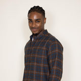 Weatherproof Vintage Flannel Shirt for Men in Carob Brown