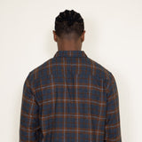 Weatherproof Vintage Flannel Shirt for Men in Carob Brown