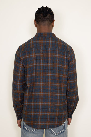 Weatherproof Vintage Flannel Shirt for Men in Carob Brown