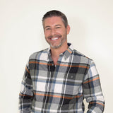 Weatherproof Vintage Flannel for Men in Grey 