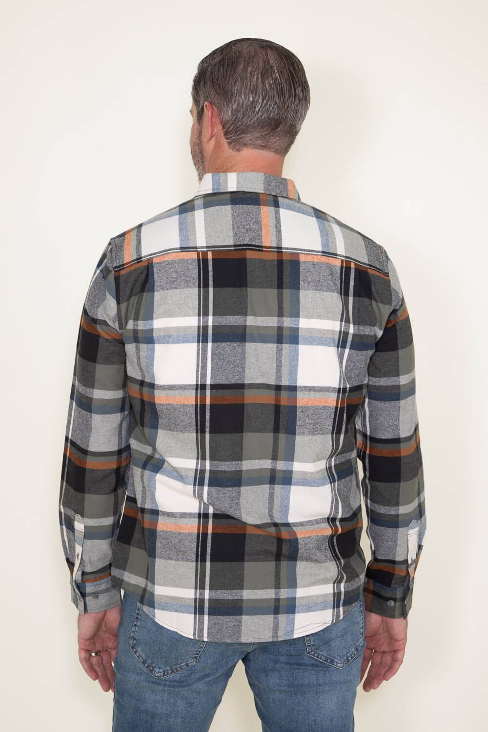 Weatherproof Vintage Flannel Shirt for Men in Orange at Glik's , L