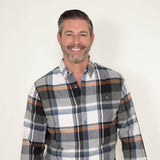 Weatherproof Vintage Flannel for Men in Grey 