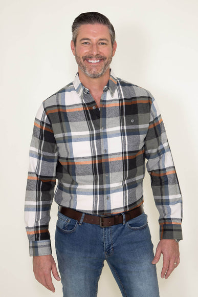 Weatherproof Vintage Flannel for Men in Grey 