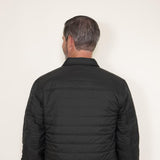 Weatherproof Vintage Quilted Barn Jacket for Men in Green