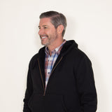 Weatherproof Vintage Sherpa Lined Hood Jacket for Men in Black