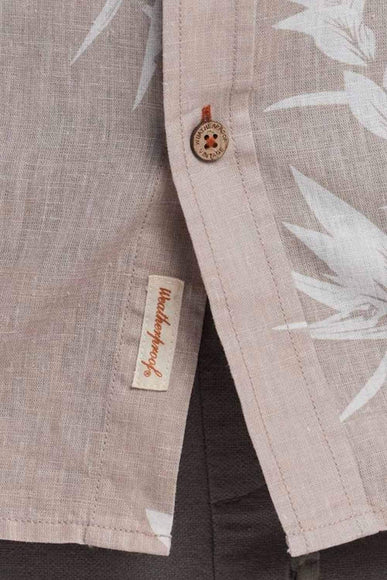 Weatherproof Vintage Washable Line Button Up Shirt for Men in Almond Milk