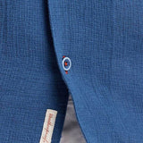 Weatherproof Vintage Air-Tex Weave Button Up Shirt for Men in Blue Ashes