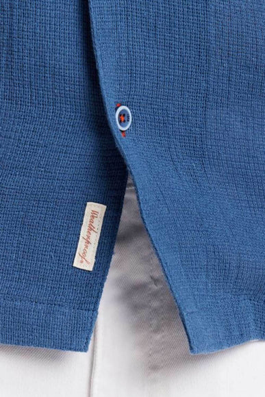 Weatherproof Vintage Air-Tex Weave Button Up Shirt for Men in Blue Ashes