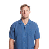 Weatherproof Vintage Air-Tex Weave Button Up Shirt for Men in Blue Ashes