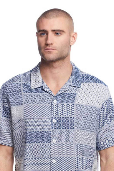 Weatherproof Vintage Matching Knit Set for Men in Cream Navy