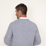 Weatherproof Vintage Crewneck Raglan Sweater for Men in Grey