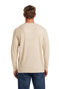 Weatherproof Vintage Merino Blend Roll Neck Sweater for Men in Oatmeal